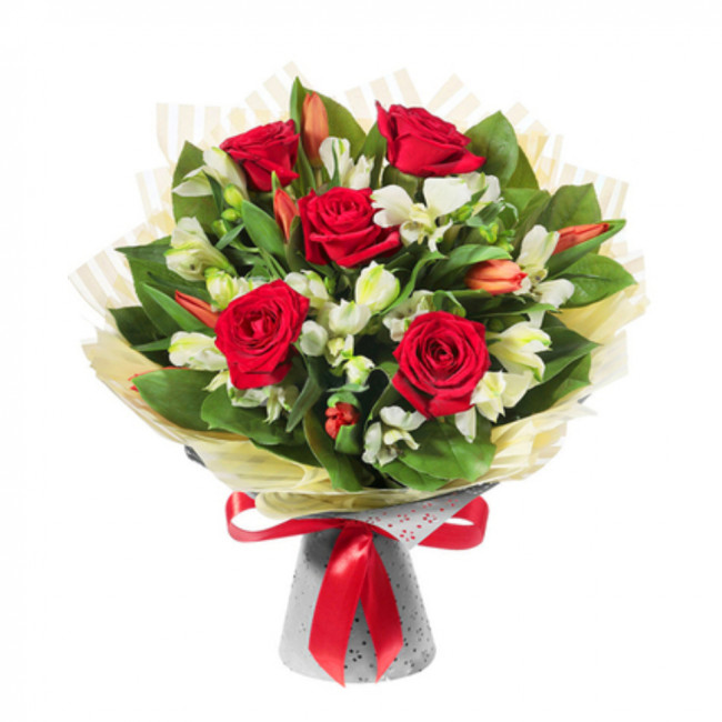 Букет цветов "Яркие чувства"